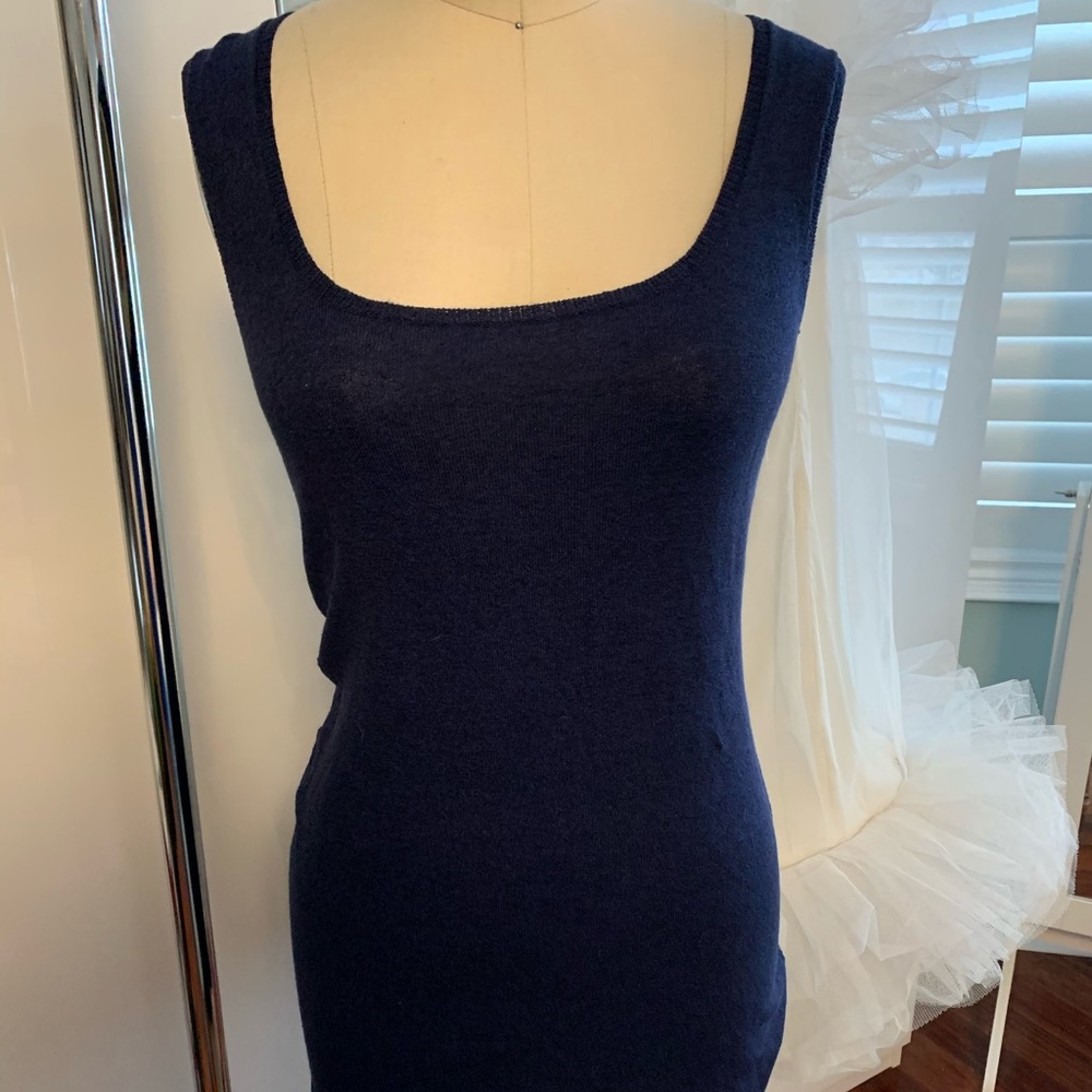Paper Crown Lauren Conrad Navy Knit Dress Size S